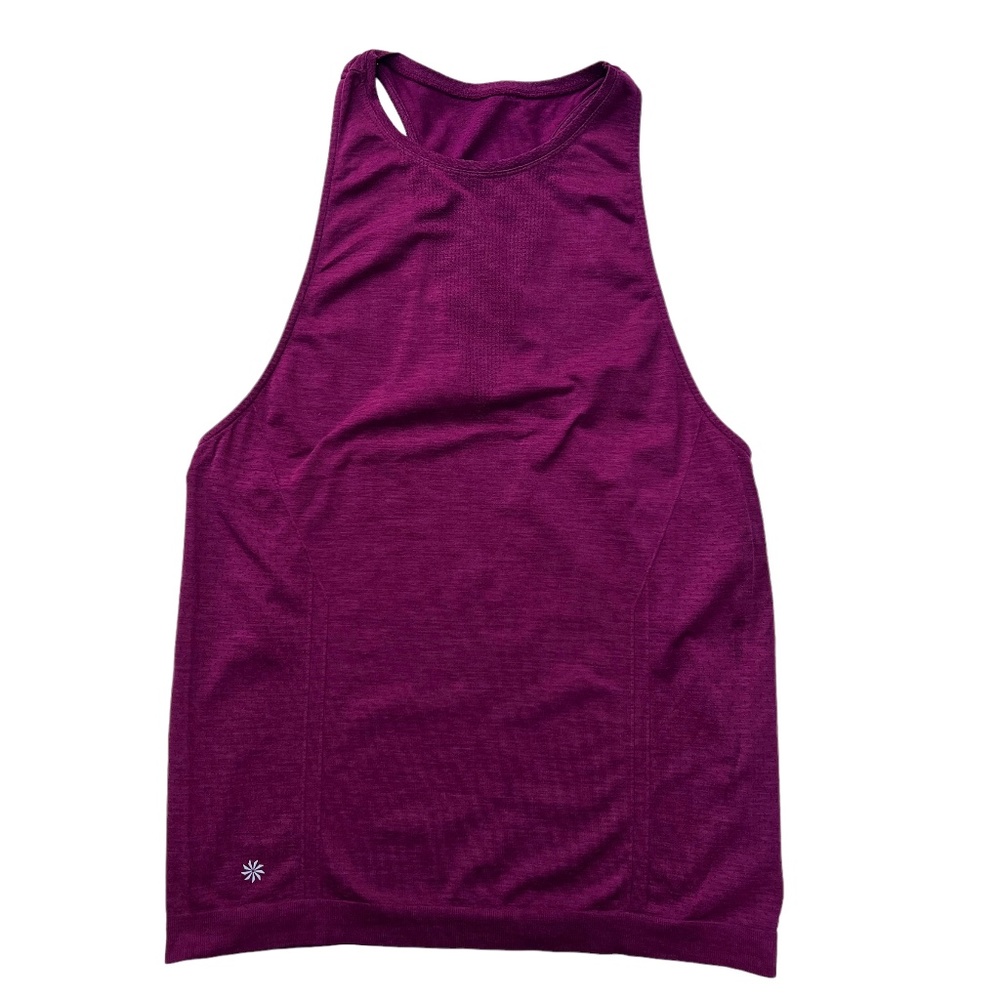Athleta Racerback Tank Burgundy/Cabernet XS